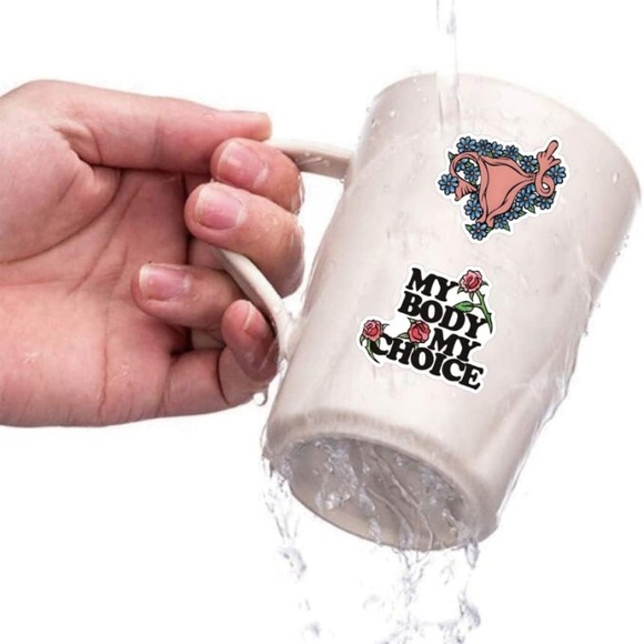 New-50 PCS Feminist Stickers Anti Abortion Stickers, Vinyl Waterproof Stickers - Picture 5 of 11